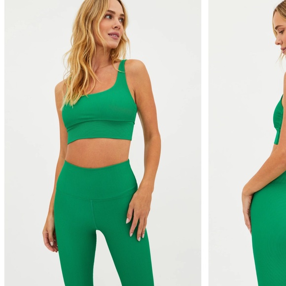 Beach Riot Green Sports Bra - Picture 1 of 5
